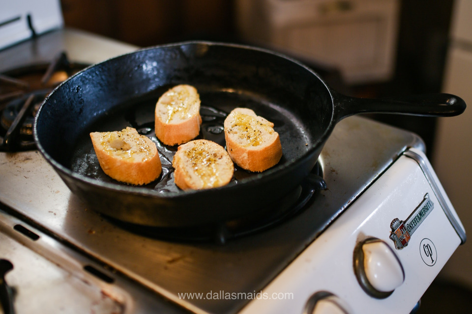 Cast Iron Skillet On a Stovetop