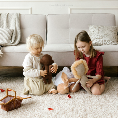 Dallas Maids - Kids Playing On Carpet