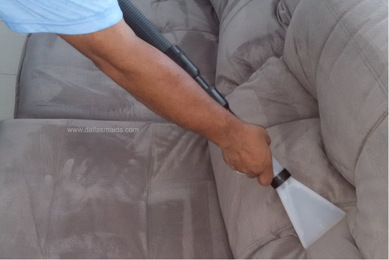 Vacuuming Sofa
